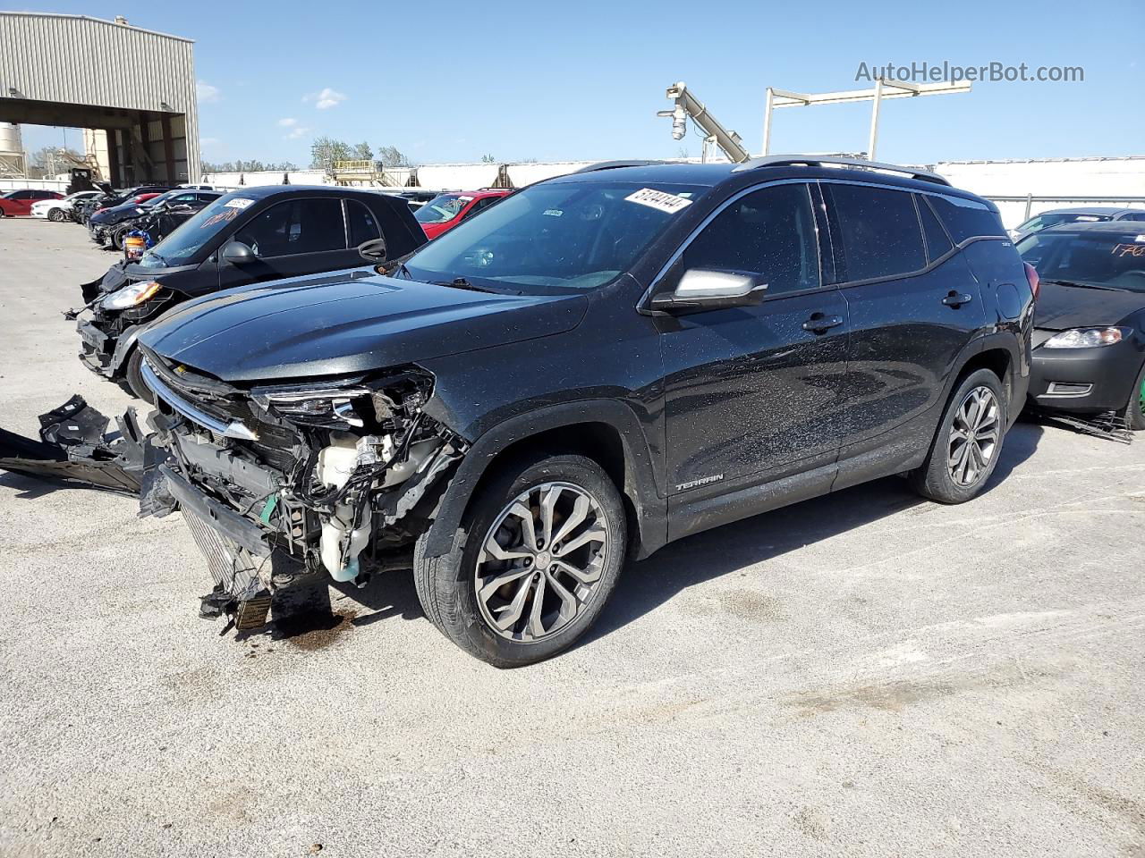 2019 Gmc Terrain Slt Серый vin: 3GKALPEX6KL311131