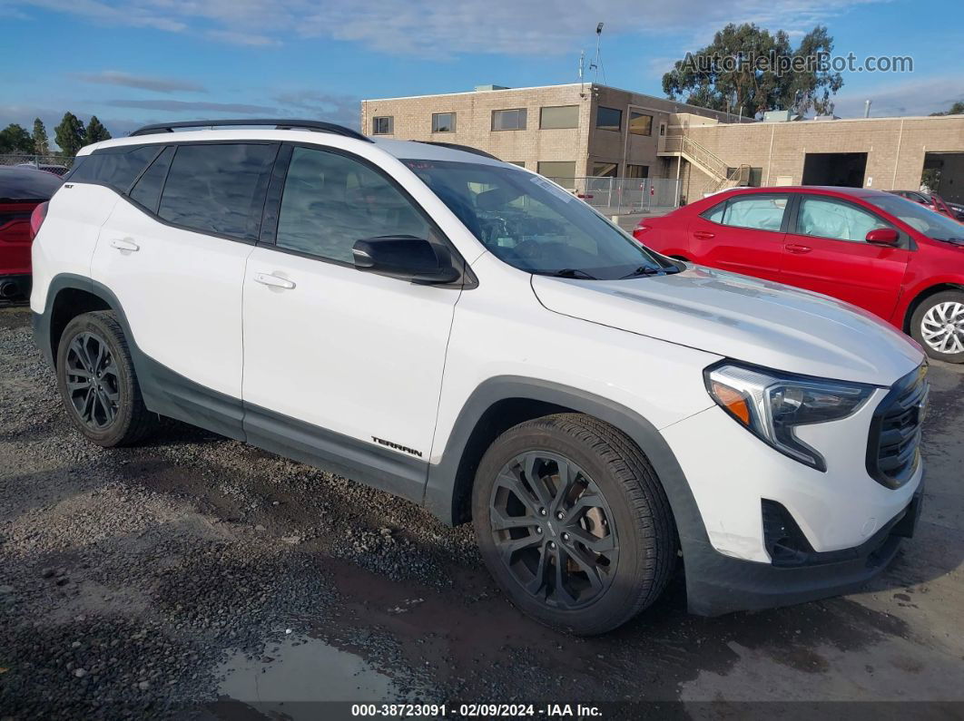 2019 Gmc Terrain Slt White vin: 3GKALPEX6KL315373