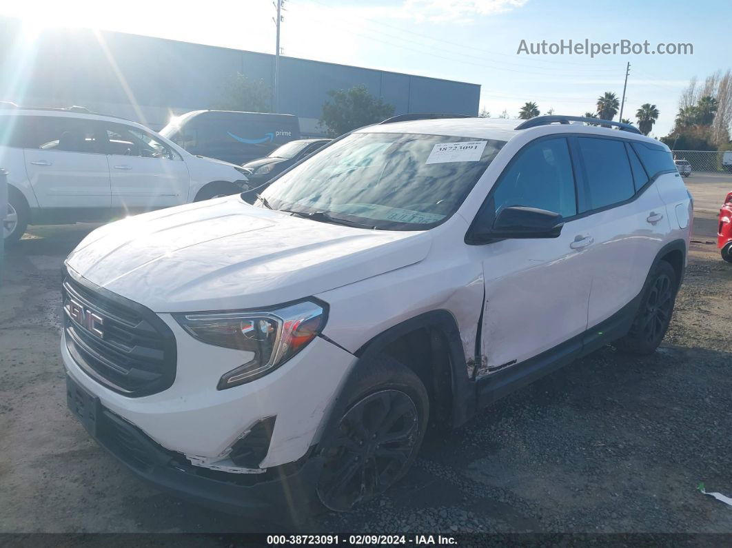 2019 Gmc Terrain Slt White vin: 3GKALPEX6KL315373