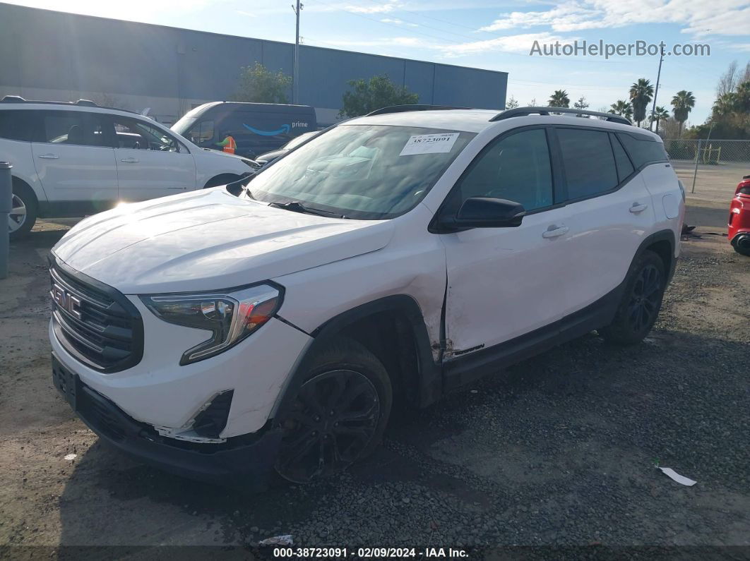 2019 Gmc Terrain Slt White vin: 3GKALPEX6KL315373