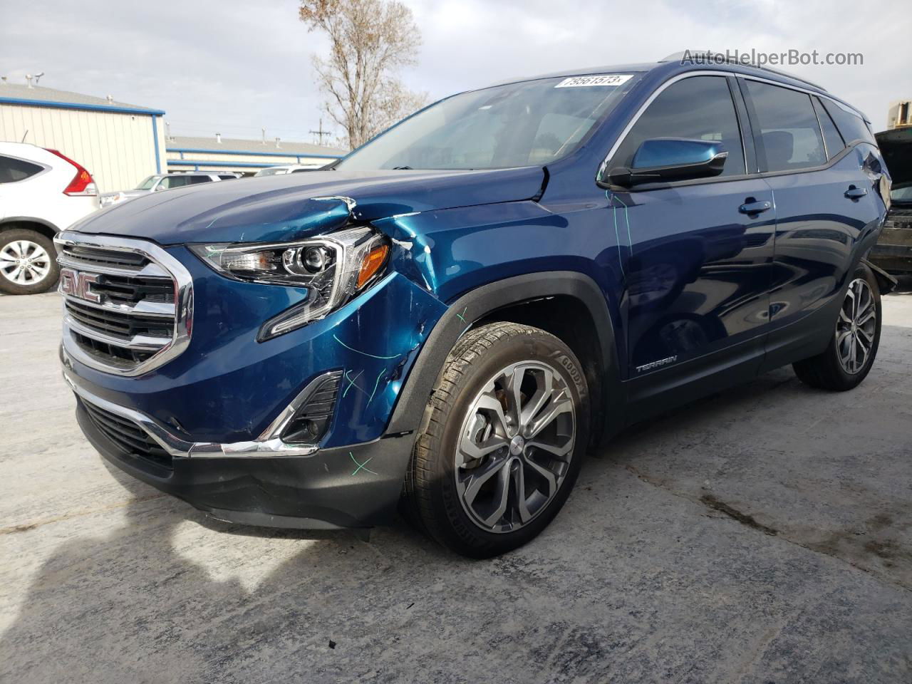 2020 Gmc Terrain Slt Blue vin: 3GKALPEX6LL315357