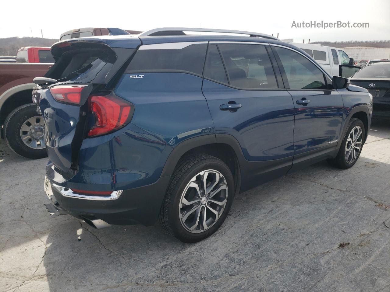 2020 Gmc Terrain Slt Blue vin: 3GKALPEX6LL315357