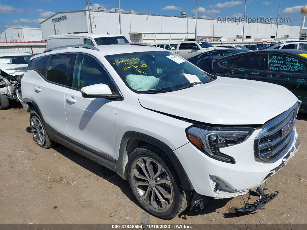 2019 Gmc Terrain Slt White vin: 3GKALPEX7KL182221