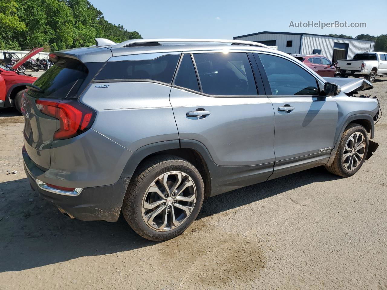 2019 Gmc Terrain Slt Серый vin: 3GKALPEX8KL168196