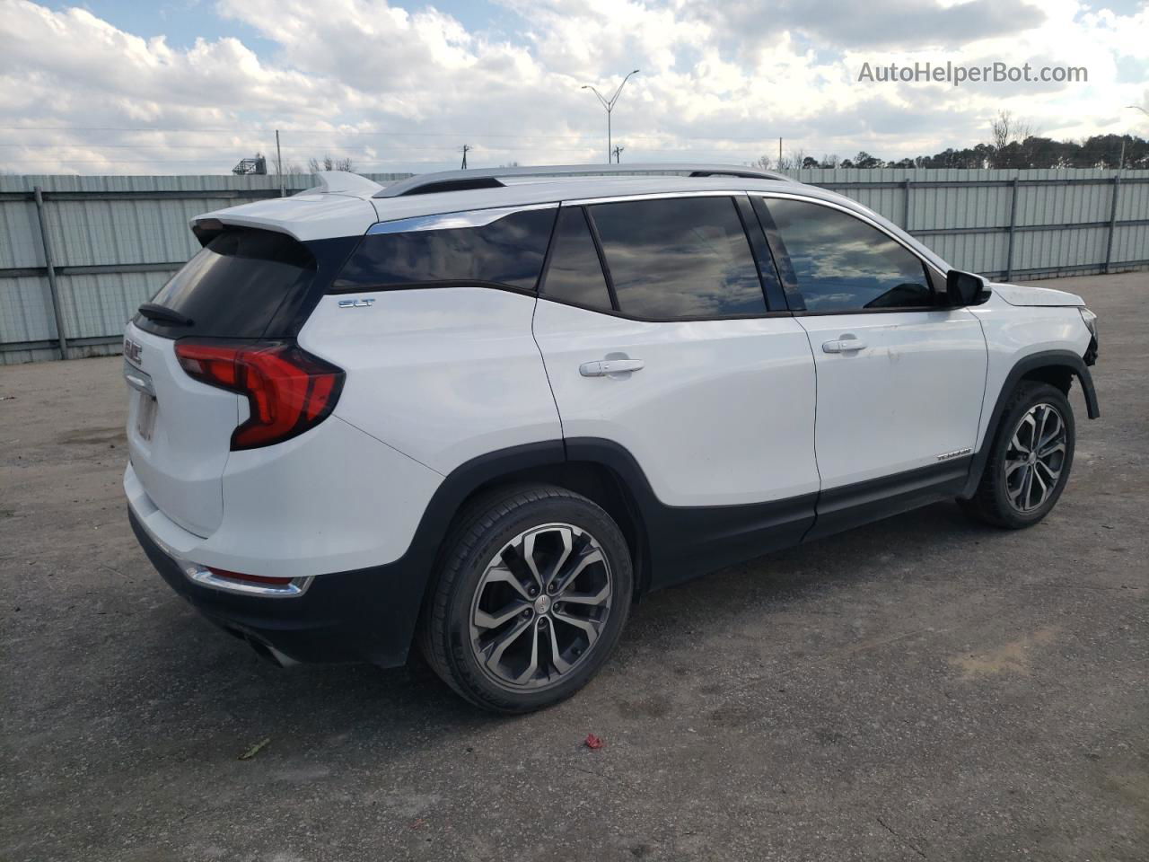 2019 Gmc Terrain Slt White vin: 3GKALPEX8KL280612