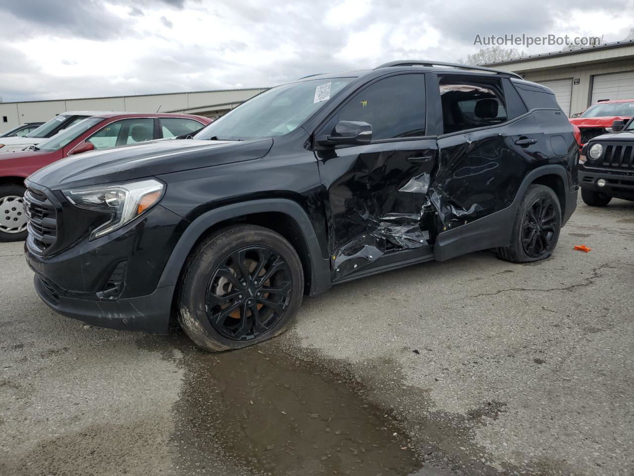 2019 Gmc Terrain Slt Black vin: 3GKALPEX9KL232679