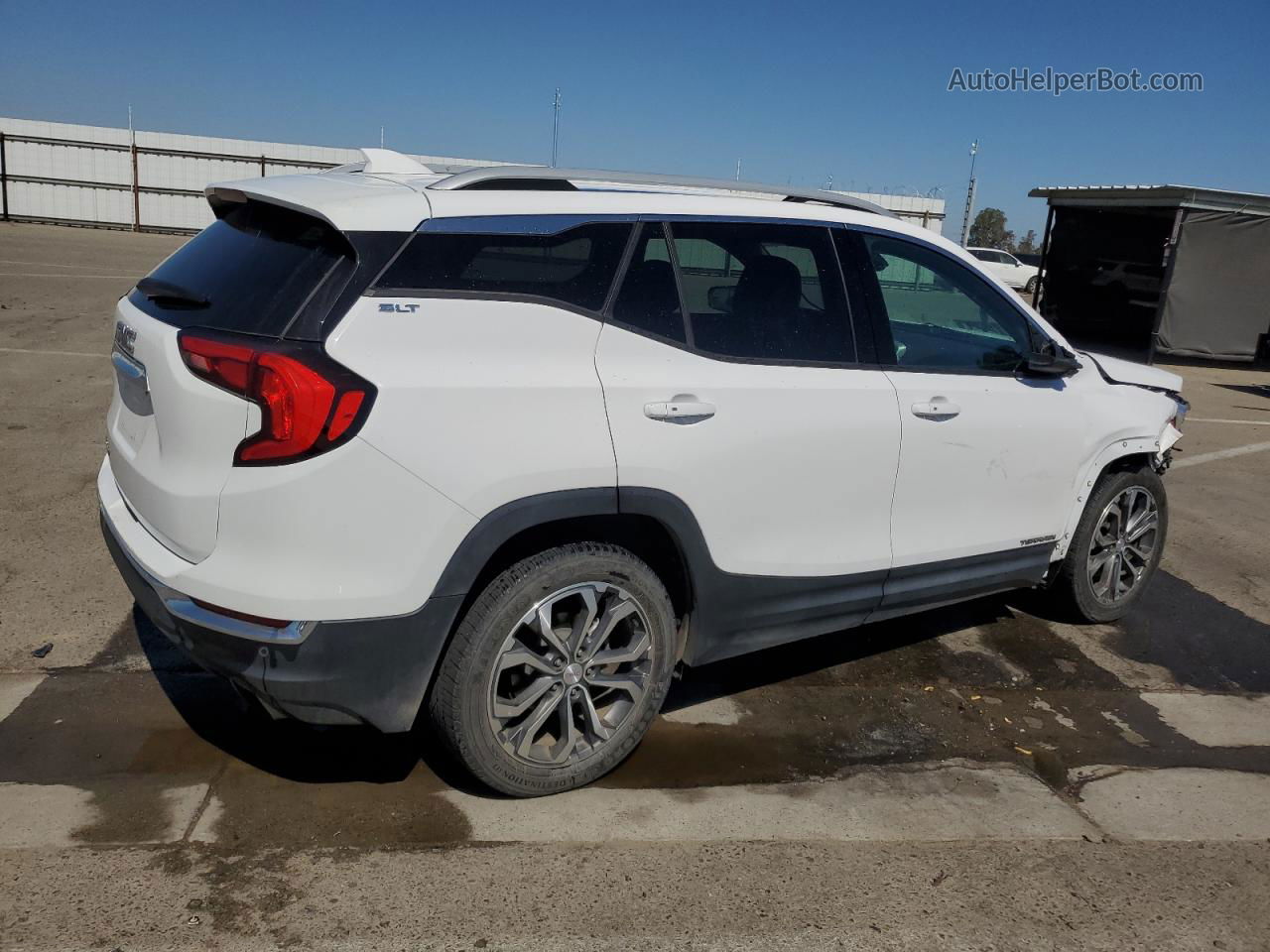 2019 Gmc Terrain Slt White vin: 3GKALPEX9KL277556