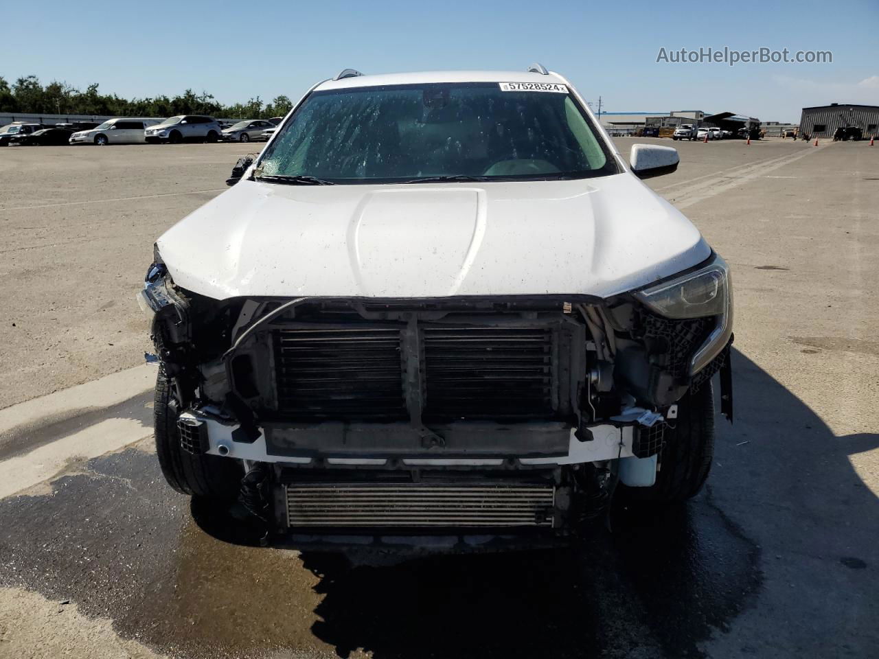 2019 Gmc Terrain Slt White vin: 3GKALPEX9KL277556