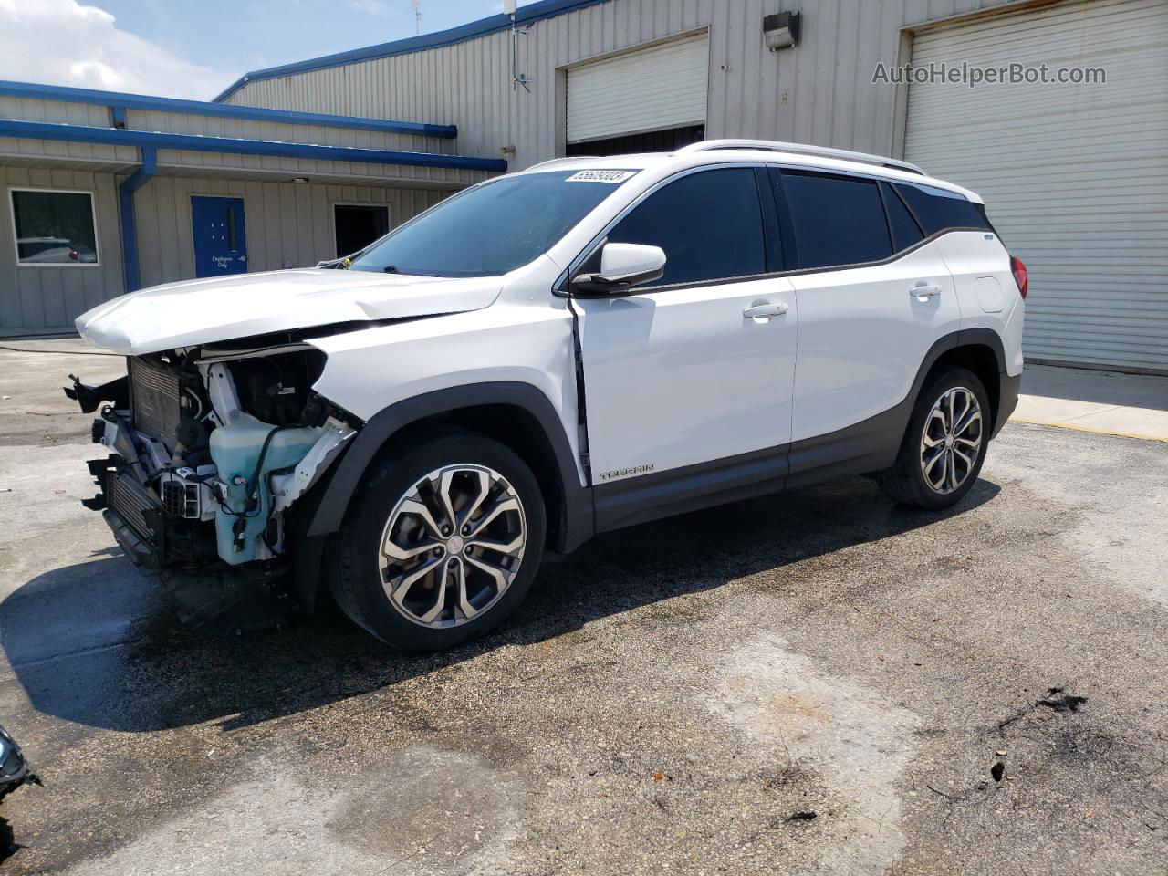 2019 Gmc Terrain Slt White vin: 3GKALPEX9KL294714