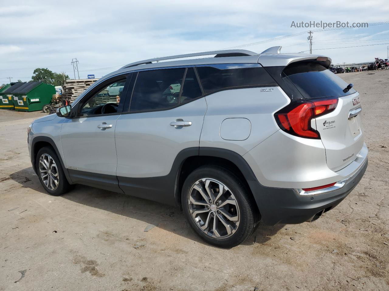 2019 Gmc Terrain Slt Серебряный vin: 3GKALPEXXKL140528