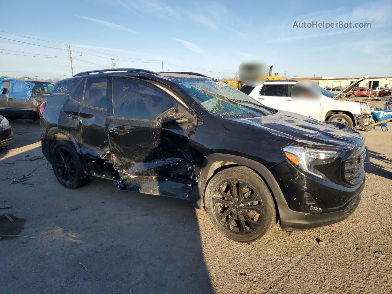 2020 Gmc Terrain Slt Black vin: 3GKALPEXXLL339452