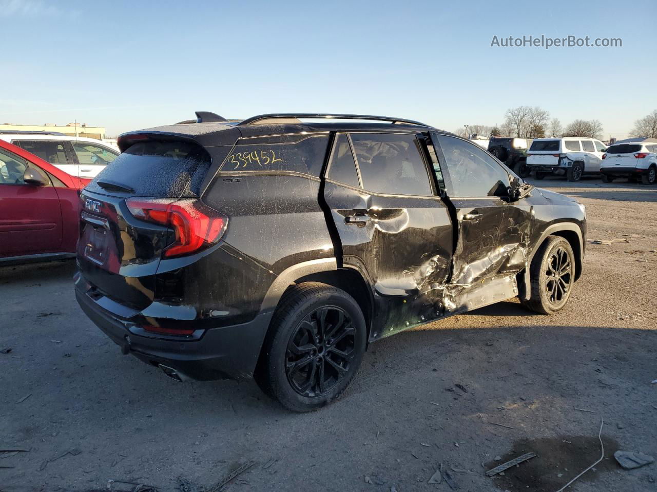 2020 Gmc Terrain Slt Black vin: 3GKALPEXXLL339452