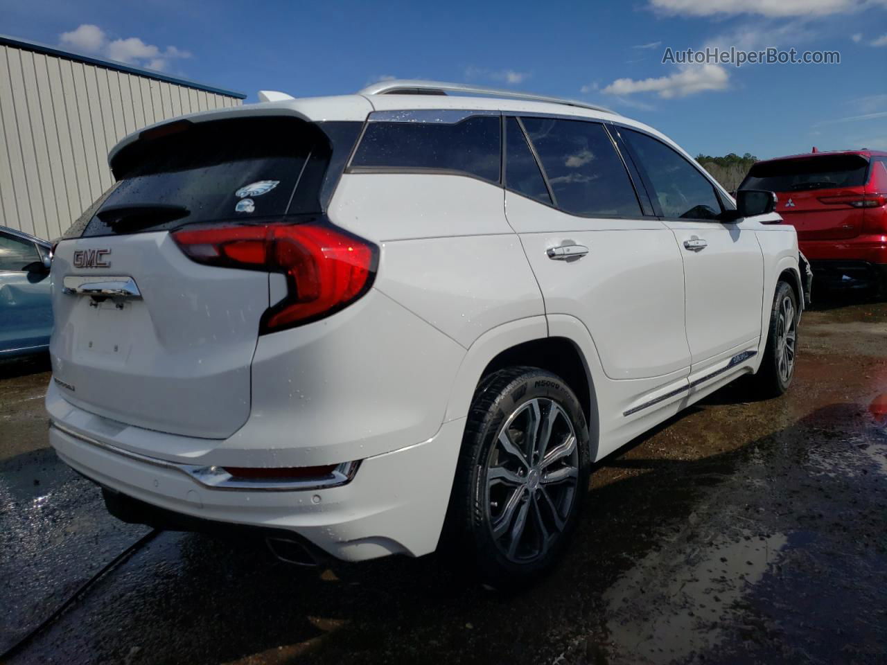 2019 Gmc Terrain Denali Белый vin: 3GKALSEX1KL268708