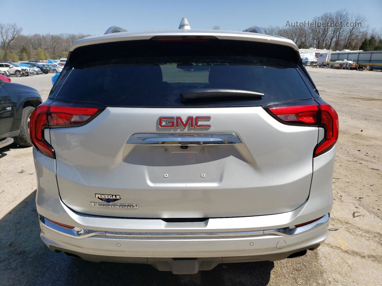 2020 Gmc Terrain Denali Серебряный vin: 3GKALSEX1LL136680