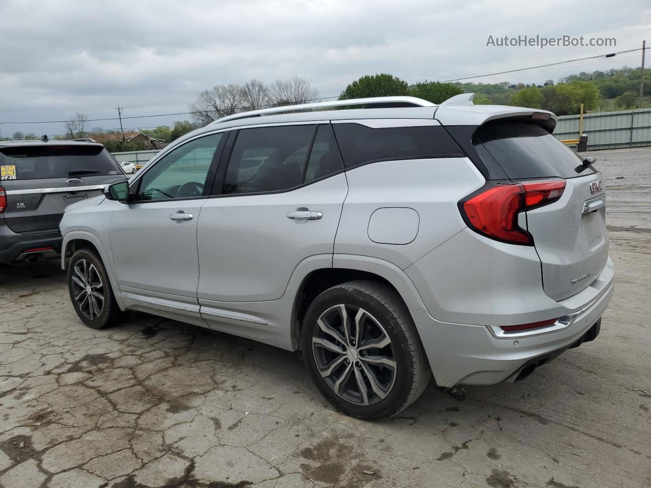 2019 Gmc Terrain Denali Серебряный vin: 3GKALSEX2KL255949