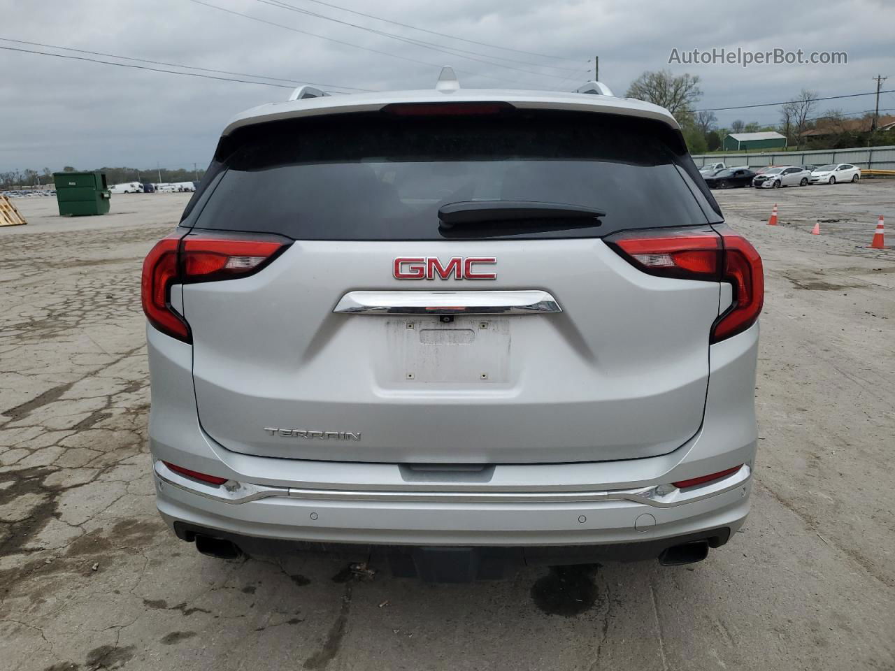 2019 Gmc Terrain Denali Серебряный vin: 3GKALSEX2KL255949