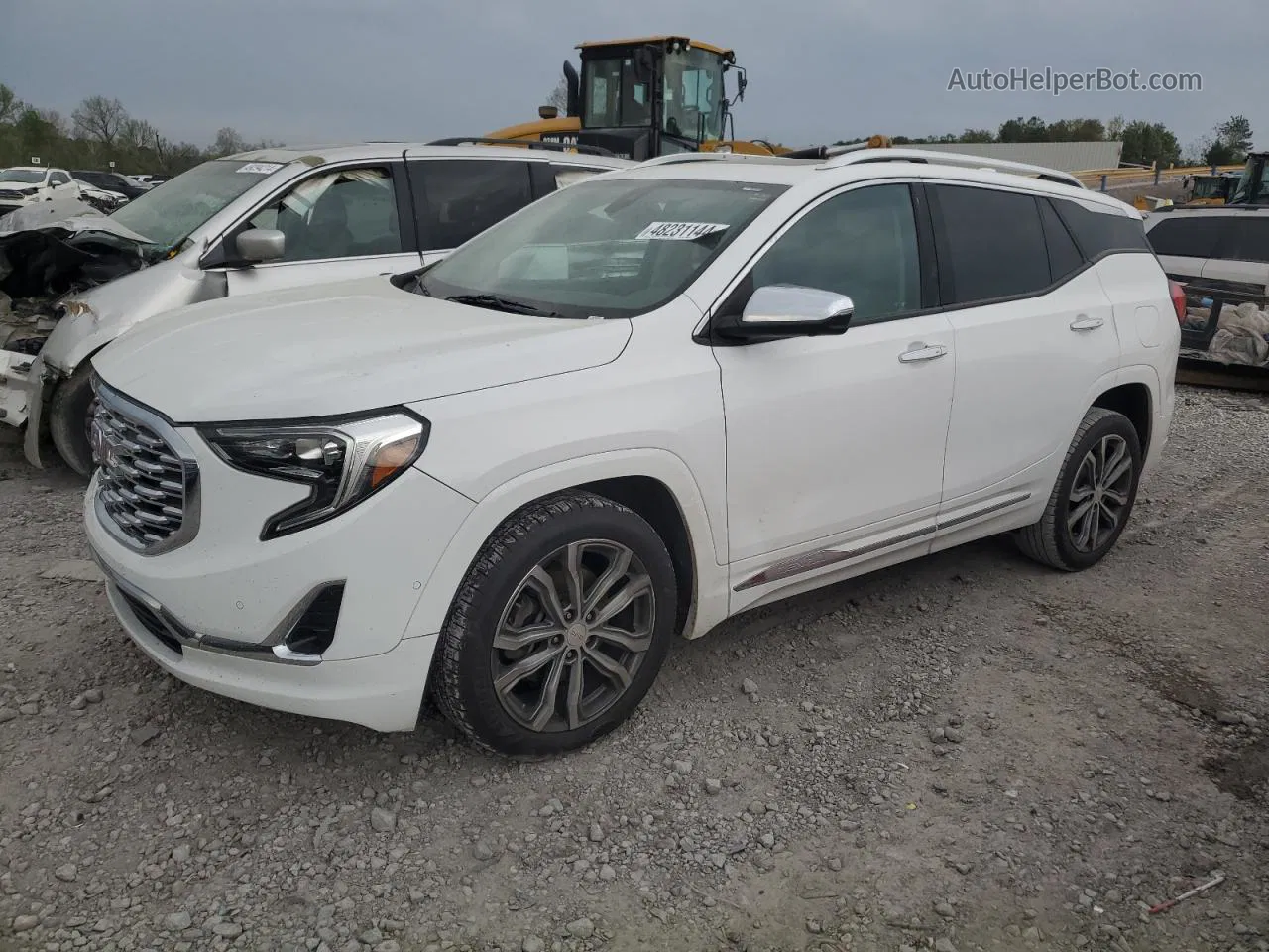 2019 Gmc Terrain Denali Белый vin: 3GKALSEX3KL171297