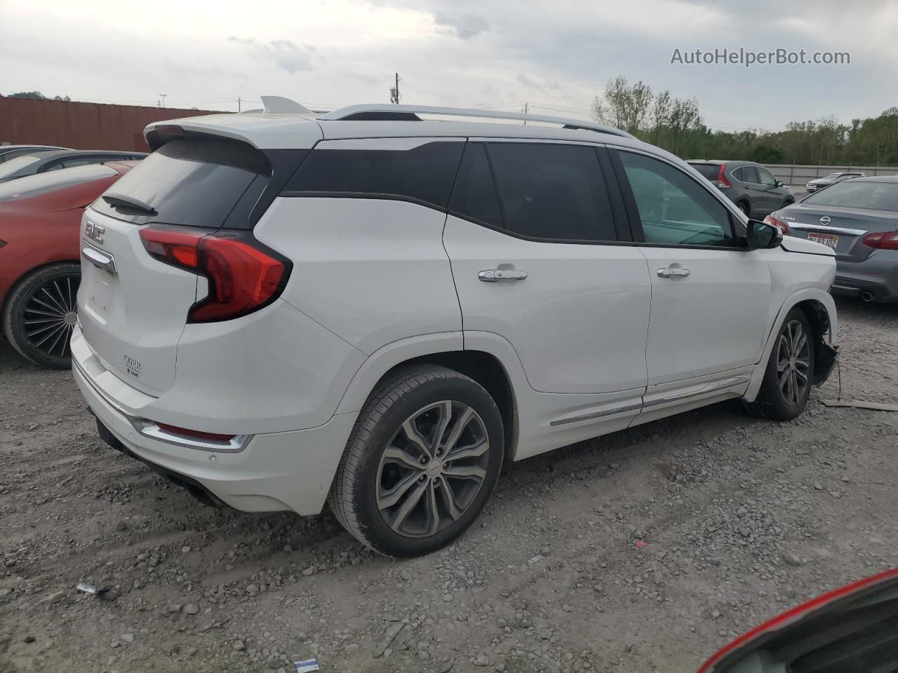 2019 Gmc Terrain Denali White vin: 3GKALSEX3KL171297