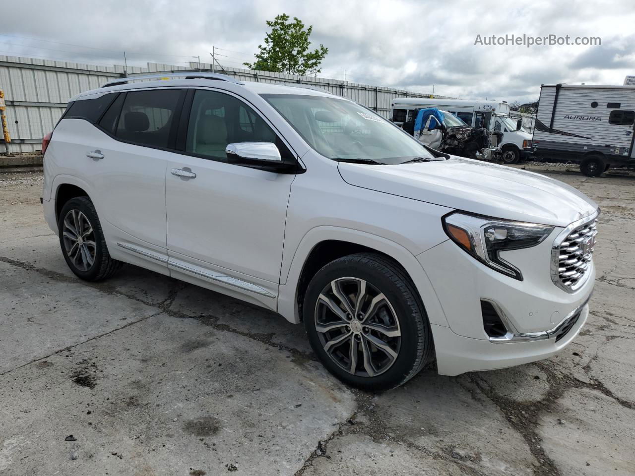 2020 Gmc Terrain Denali White vin: 3GKALSEX4LL319829