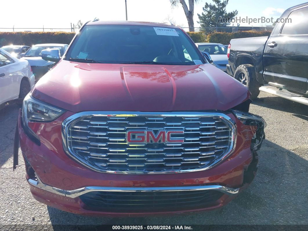 2019 Gmc Terrain Denali Burgundy vin: 3GKALSEX5KL250051