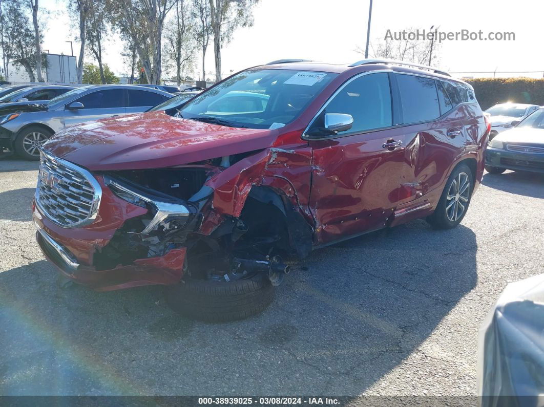 2019 Gmc Terrain Denali Burgundy vin: 3GKALSEX5KL250051