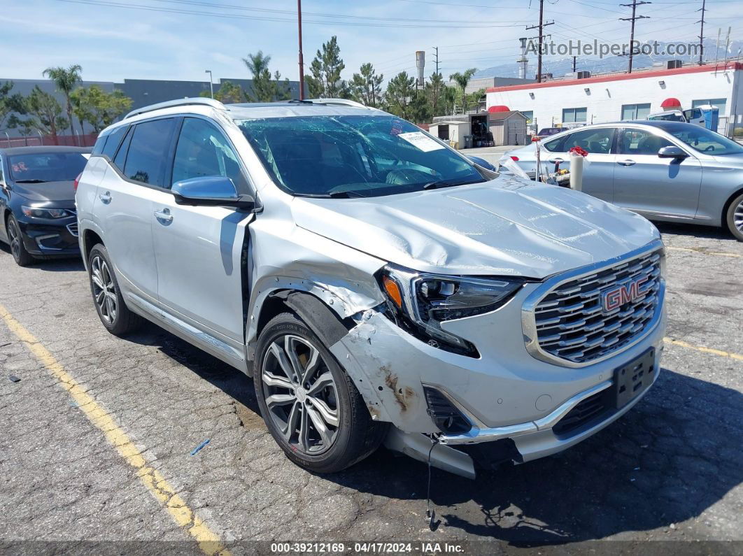 2019 Gmc Terrain Denali Серебряный vin: 3GKALSEX7KL174980