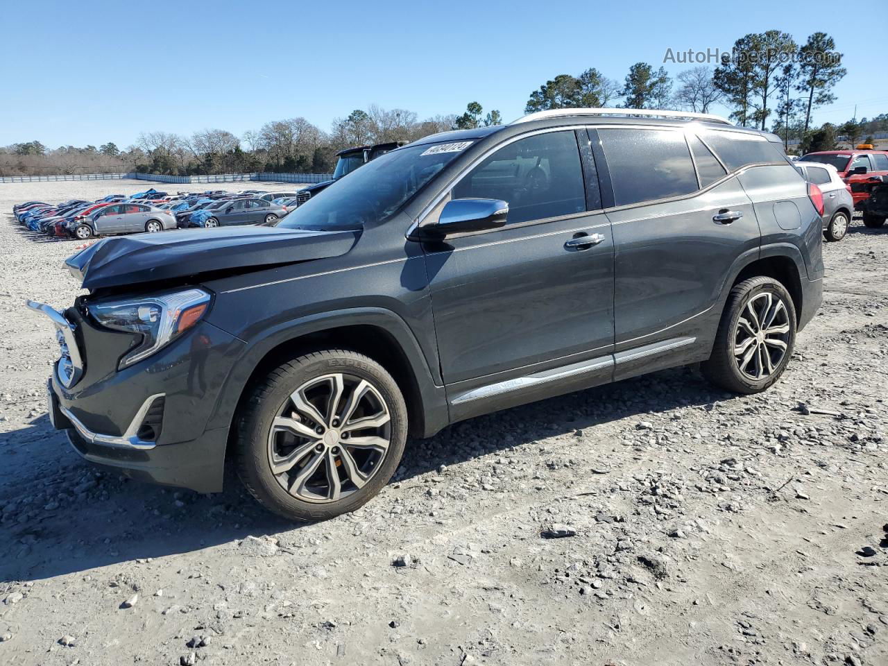 2019 Gmc Terrain Denali Charcoal vin: 3GKALSEX8KL122998