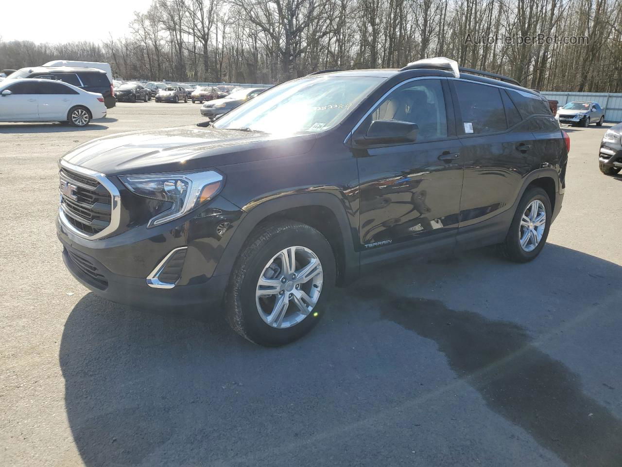 2020 Gmc Terrain Sle Черный vin: 3GKALTEV0LL295789