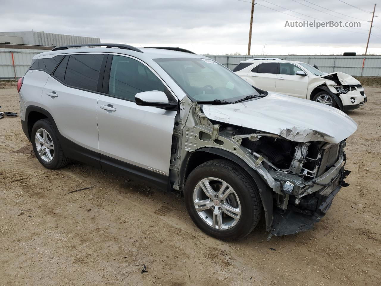 2019 Gmc Terrain Sle Silver vin: 3GKALTEV2KL129403