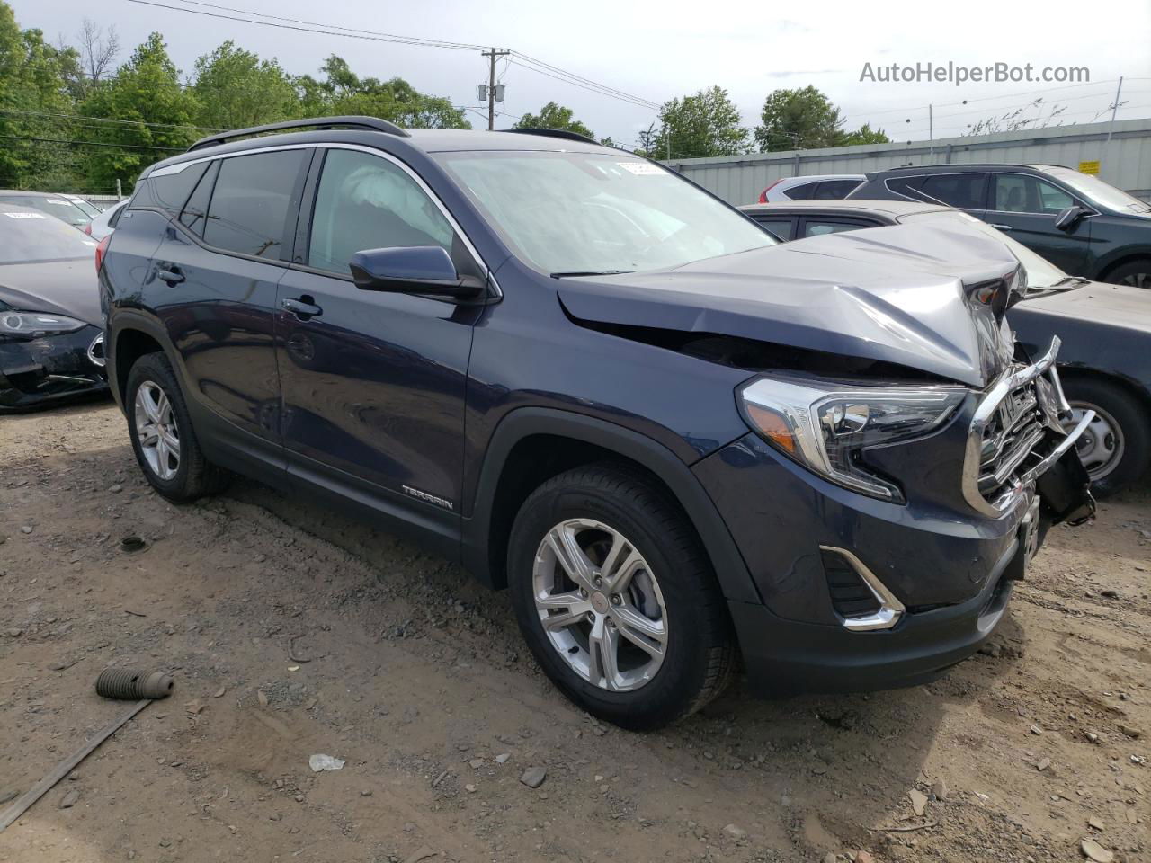 2019 Gmc Terrain Sle Blue vin: 3GKALTEV2KL173918