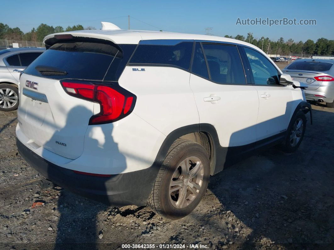 2019 Gmc Terrain Sle Белый vin: 3GKALTEV2KL240677