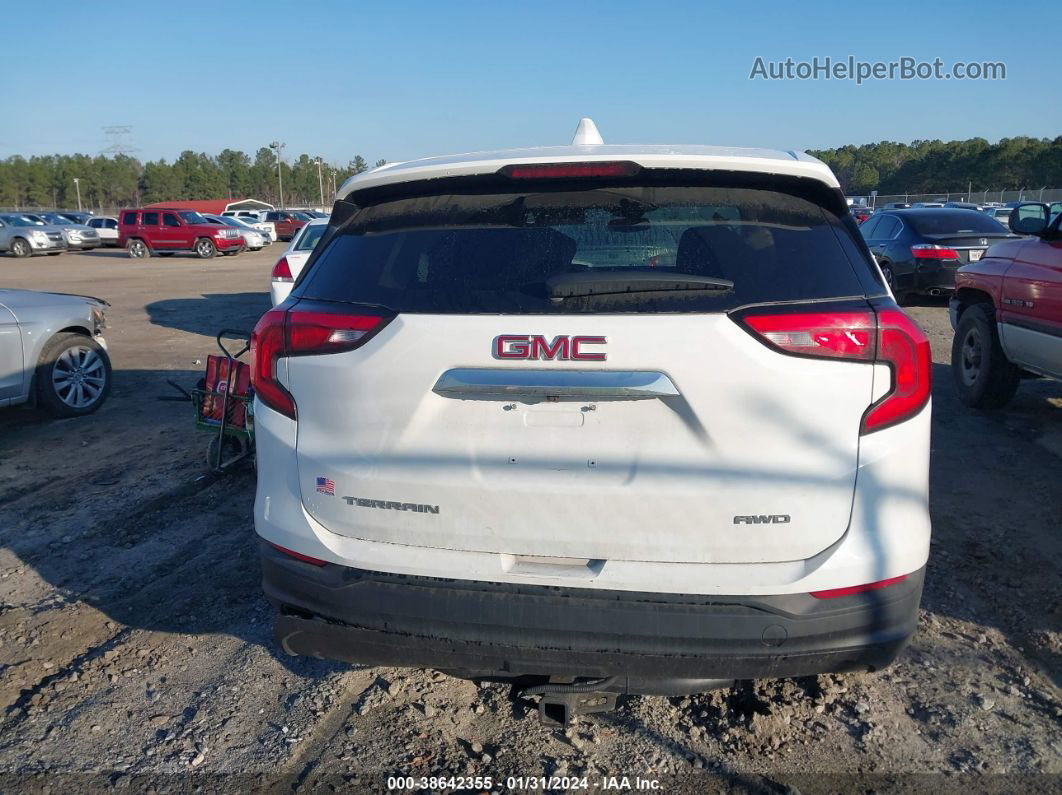 2019 Gmc Terrain Sle White vin: 3GKALTEV2KL240677