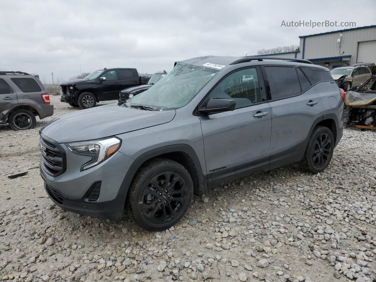 2019 Gmc Terrain Sle Gray vin: 3GKALTEV2KL298773