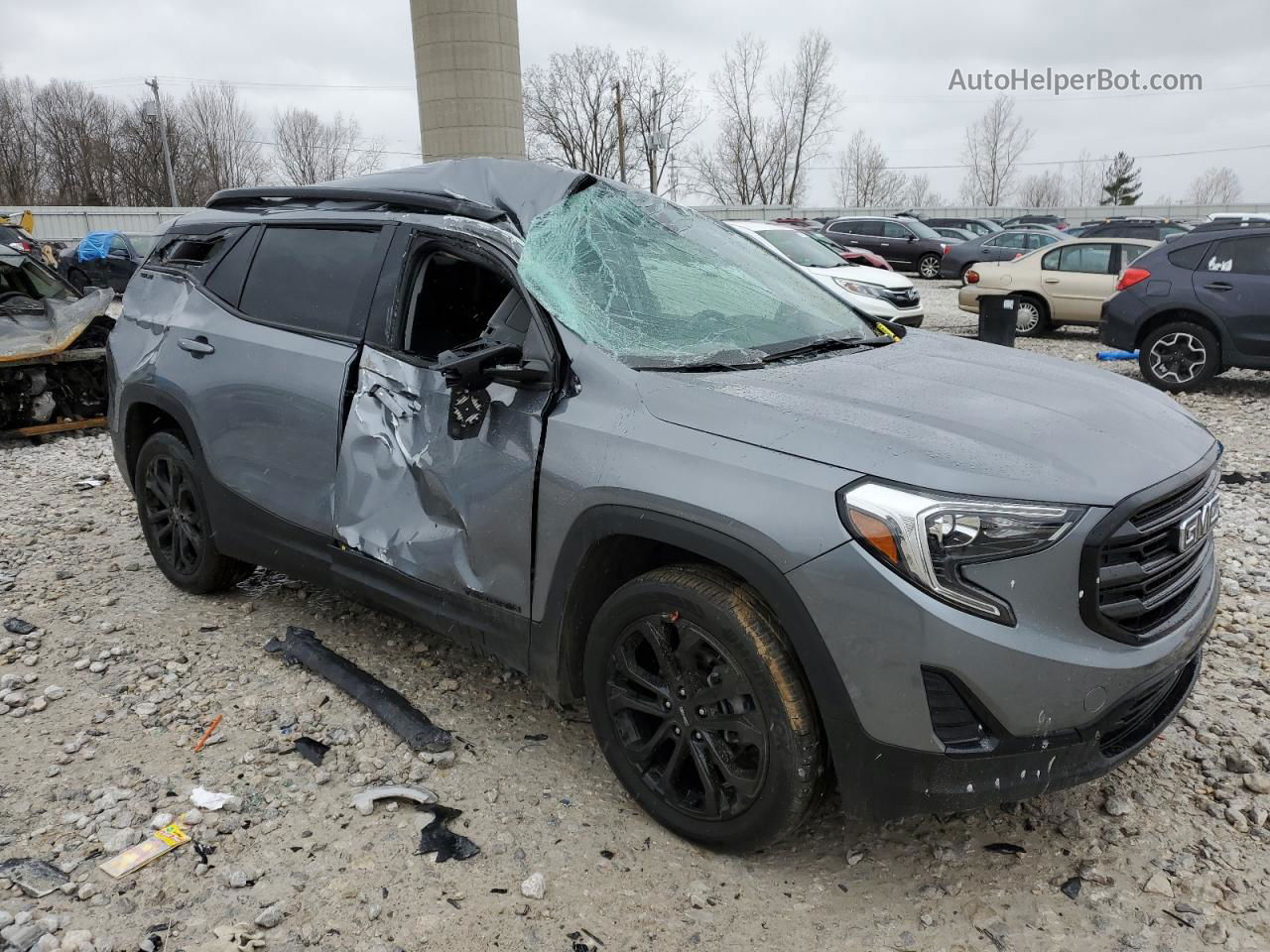 2019 Gmc Terrain Sle Gray vin: 3GKALTEV2KL298773