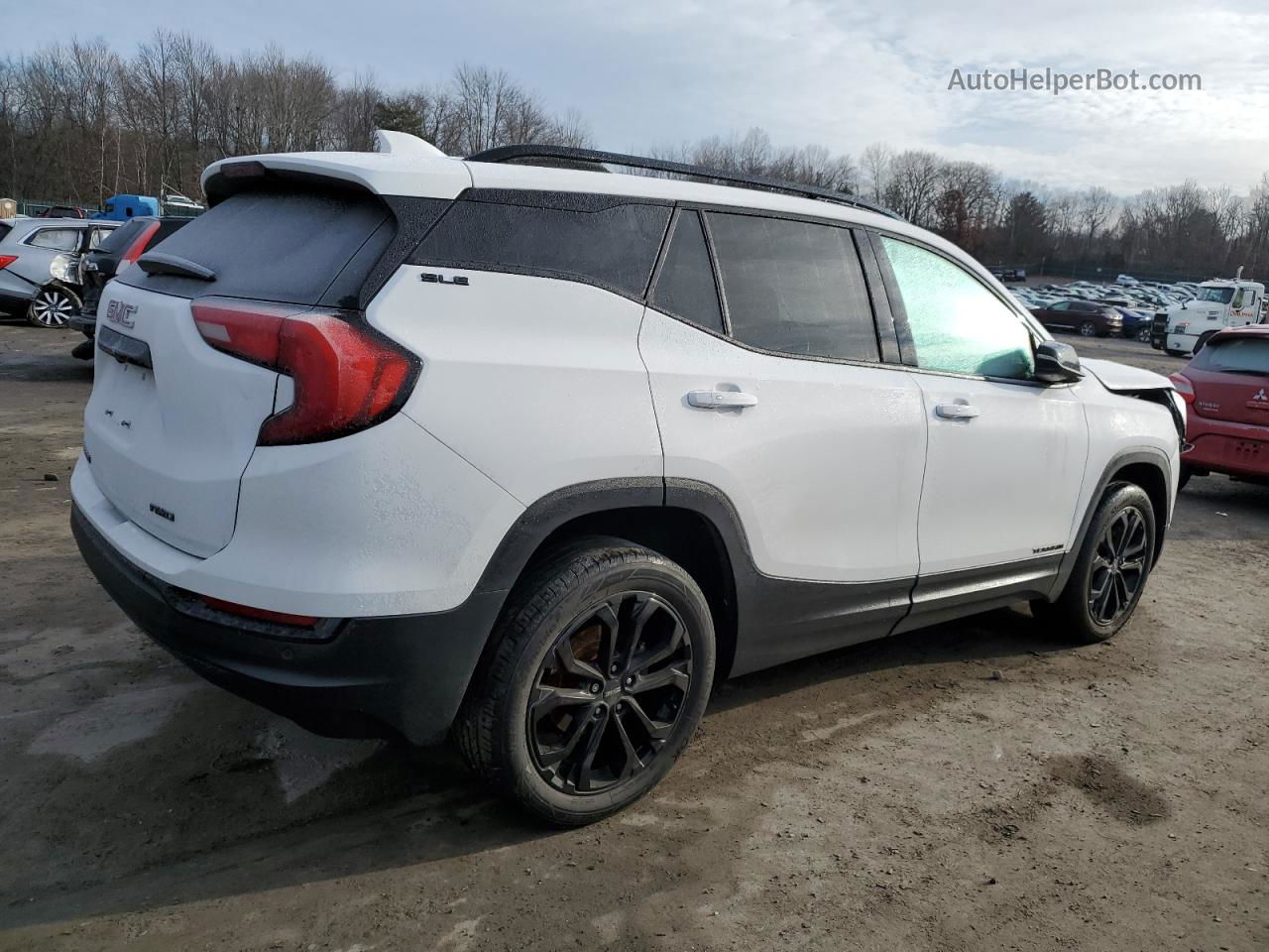 2020 Gmc Terrain Sle White vin: 3GKALTEV2LL281568