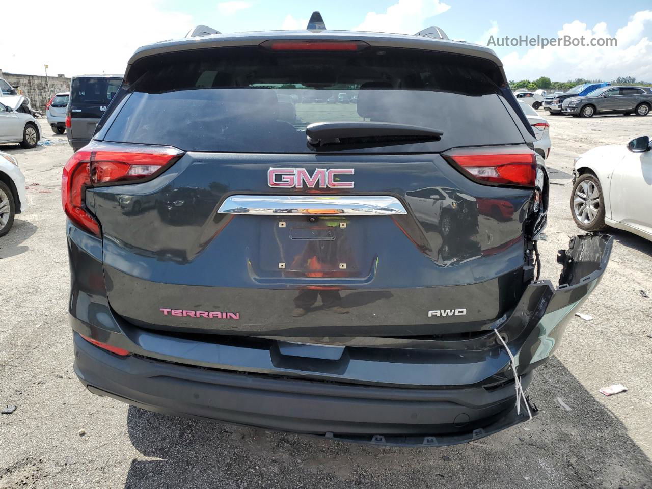 2019 Gmc Terrain Sle Gray vin: 3GKALTEV3KL102257