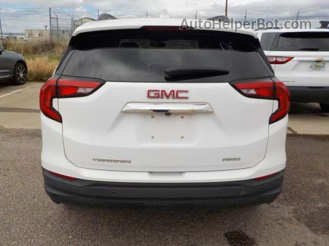 2019 Gmc Terrain Sle White vin: 3GKALTEV3KL216551