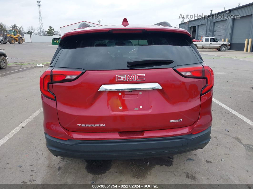 2019 Gmc Terrain Sle Burgundy vin: 3GKALTEV3KL384030