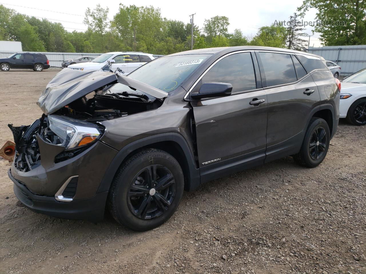 2020 Gmc Terrain Sle Brown vin: 3GKALTEV3LL115432