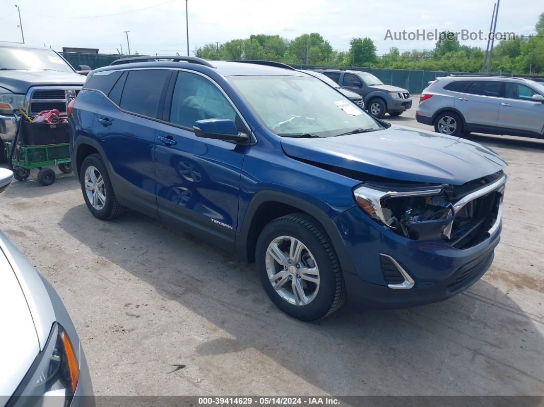 2020 Gmc Terrain Awd Sle Blue vin: 3GKALTEV3LL184590