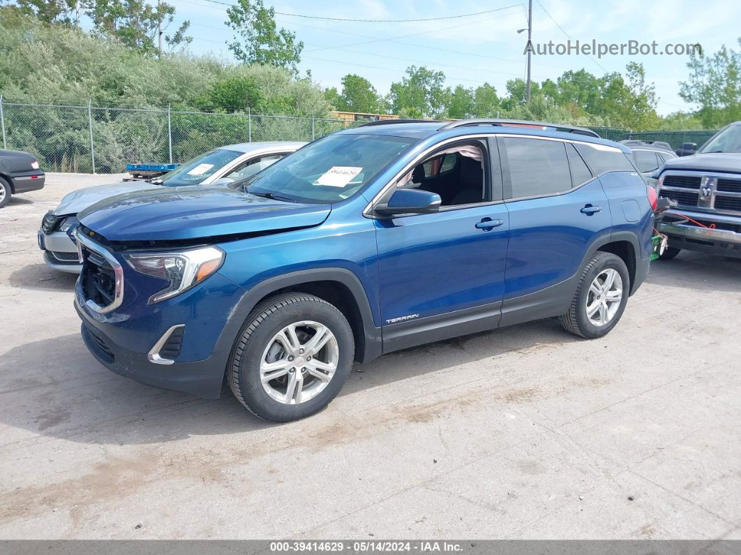 2020 Gmc Terrain Awd Sle Blue vin: 3GKALTEV3LL184590