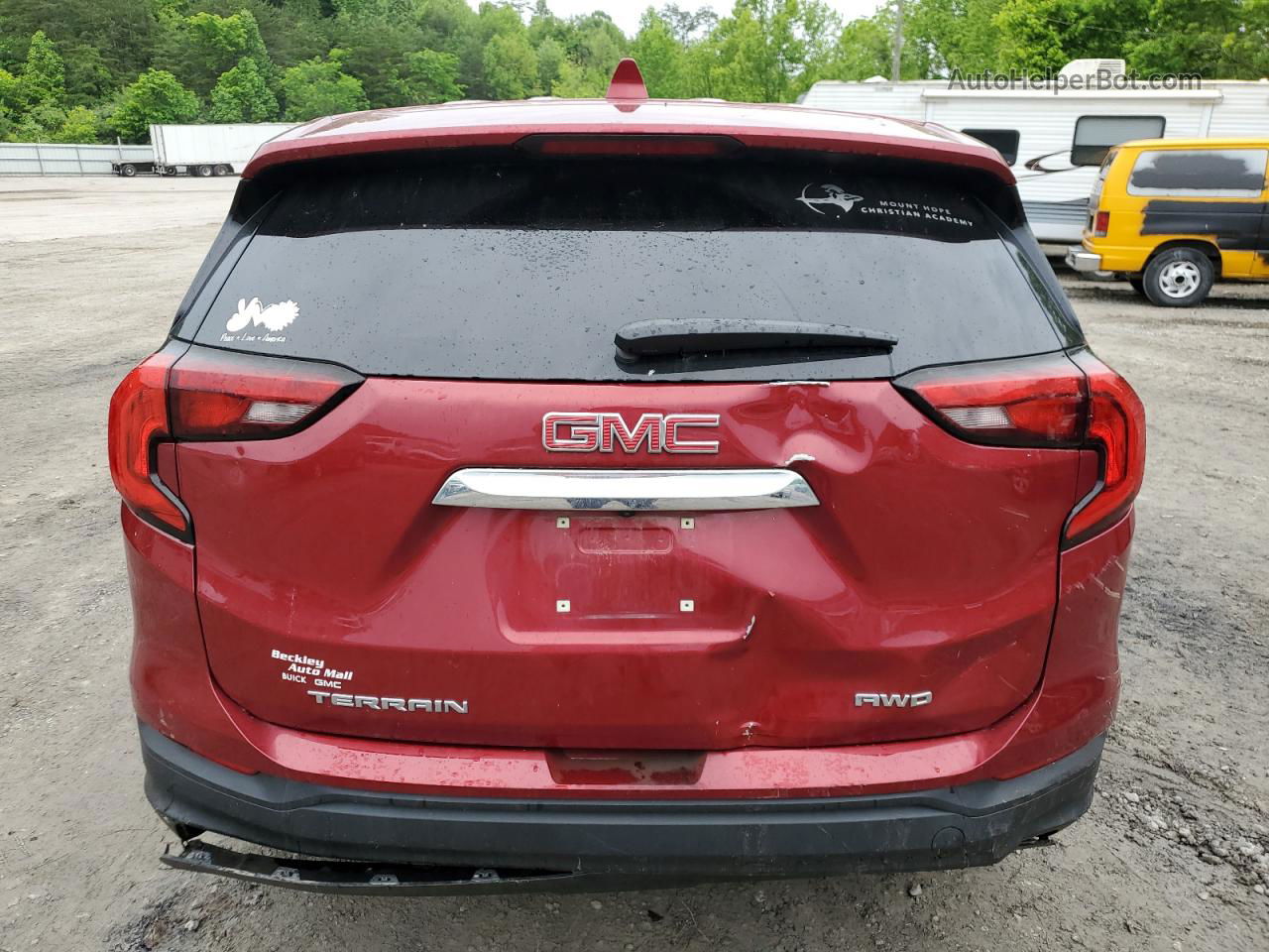 2020 Gmc Terrain Sle Maroon vin: 3GKALTEV3LL201579