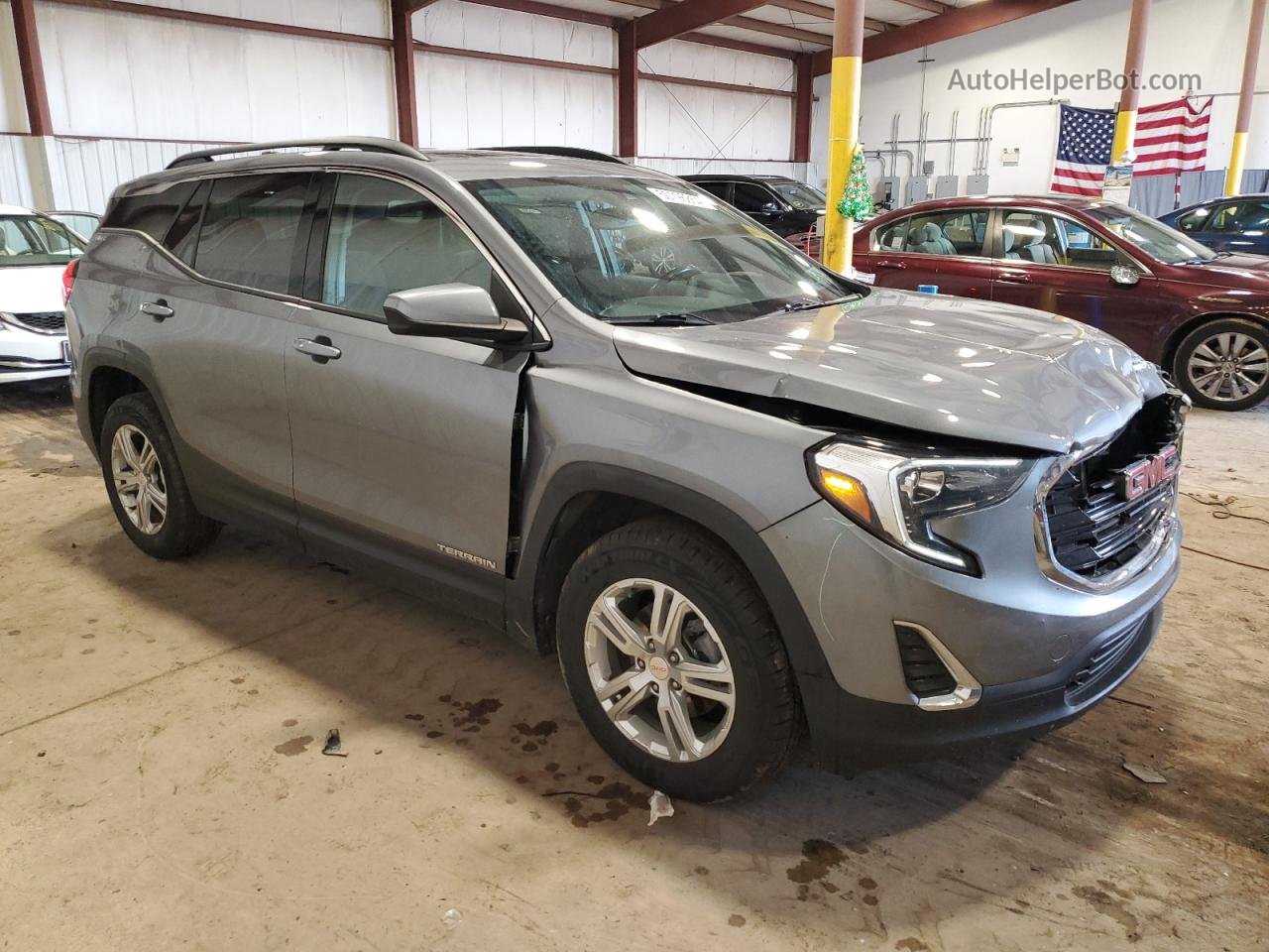 2020 Gmc Terrain Sle Silver vin: 3GKALTEV3LL214171