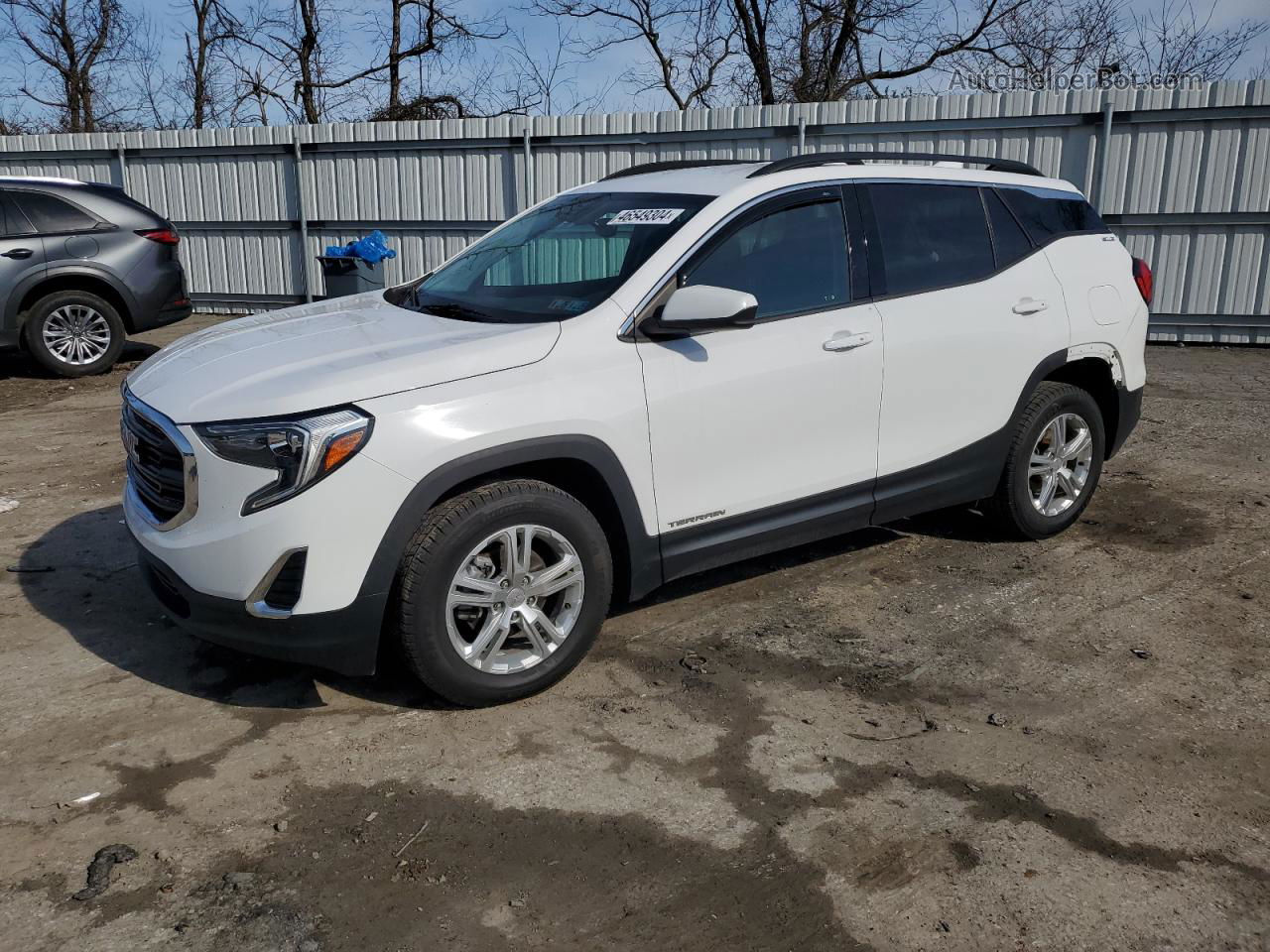 2019 Gmc Terrain Sle Белый vin: 3GKALTEV4KL140533