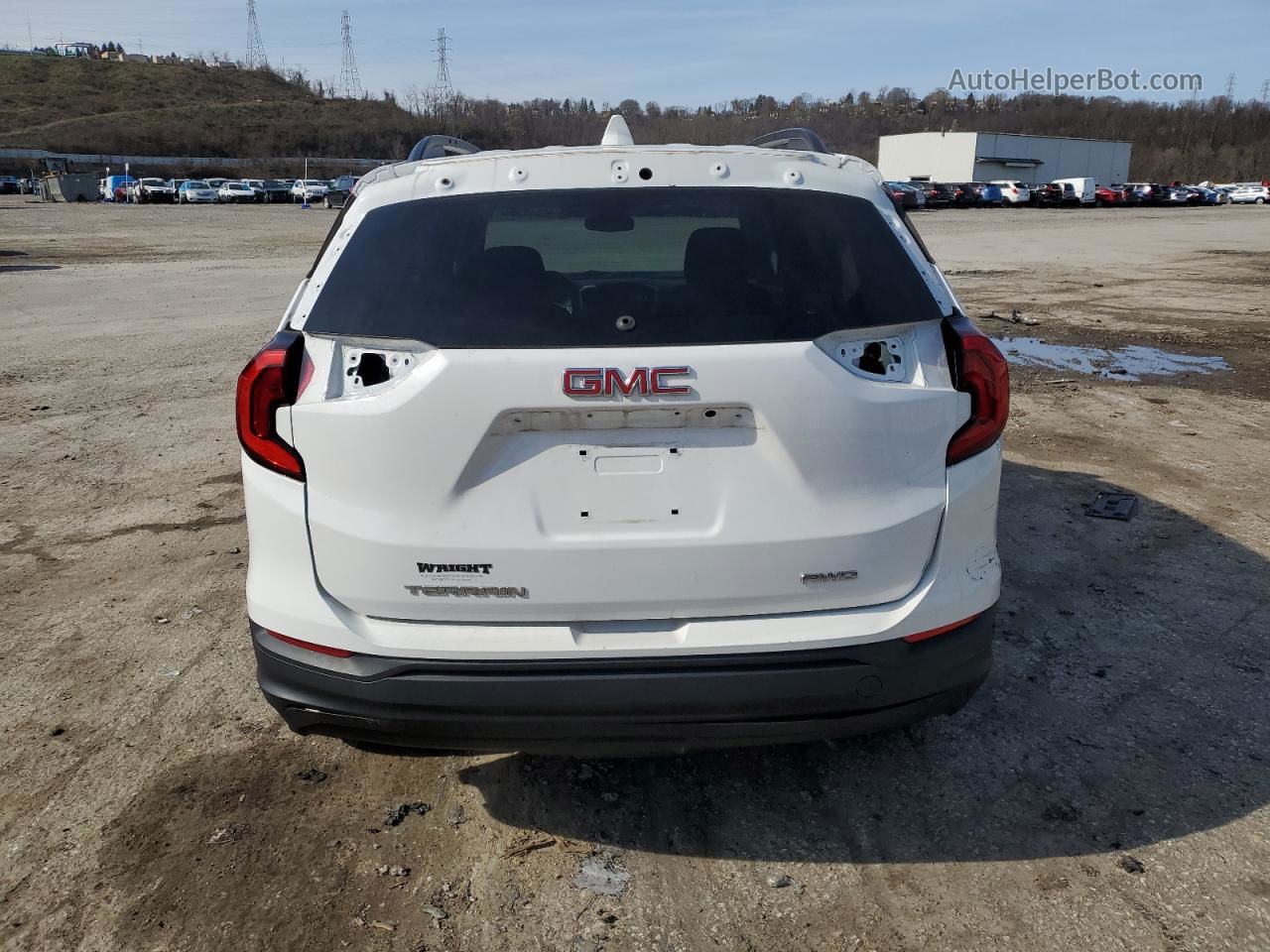 2019 Gmc Terrain Sle White vin: 3GKALTEV4KL140533