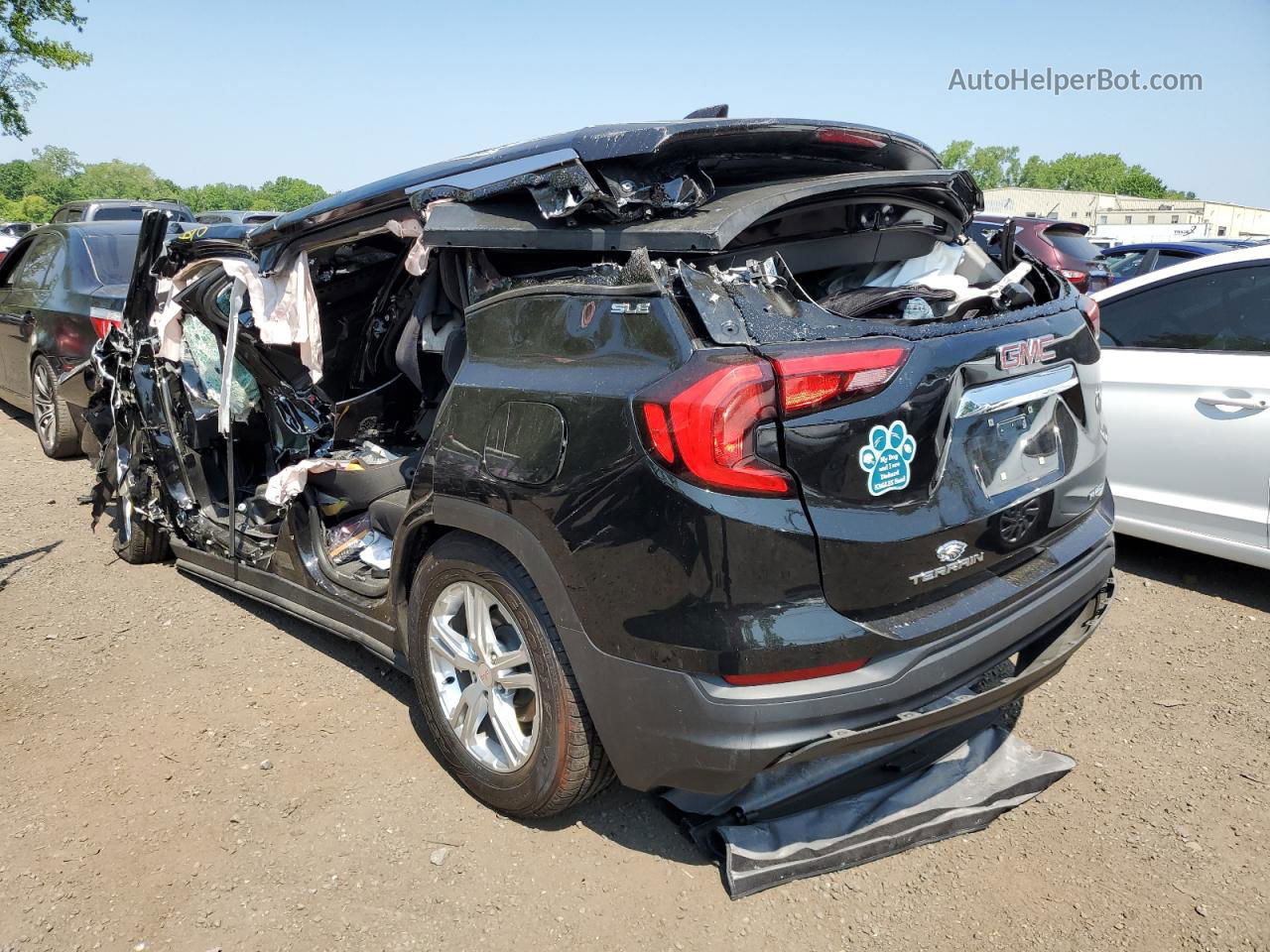 2019 Gmc Terrain Sle Черный vin: 3GKALTEV4KL156831