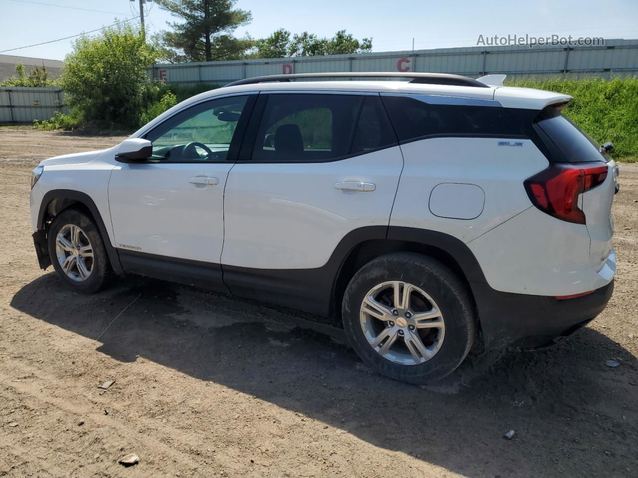 2019 Gmc Terrain Sle White vin: 3GKALTEV4KL174911