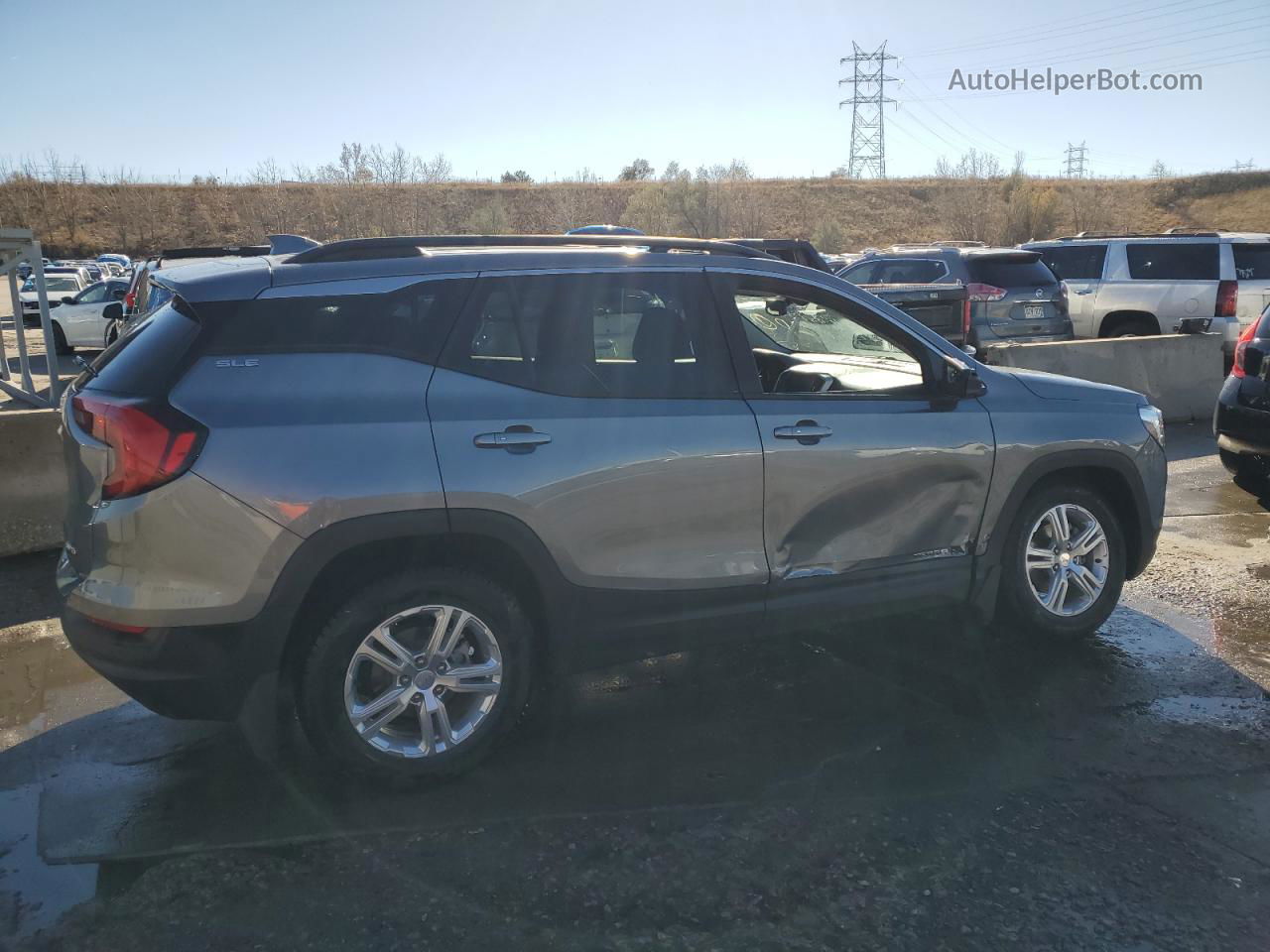 2019 Gmc Terrain Sle Gray vin: 3GKALTEV4KL237327