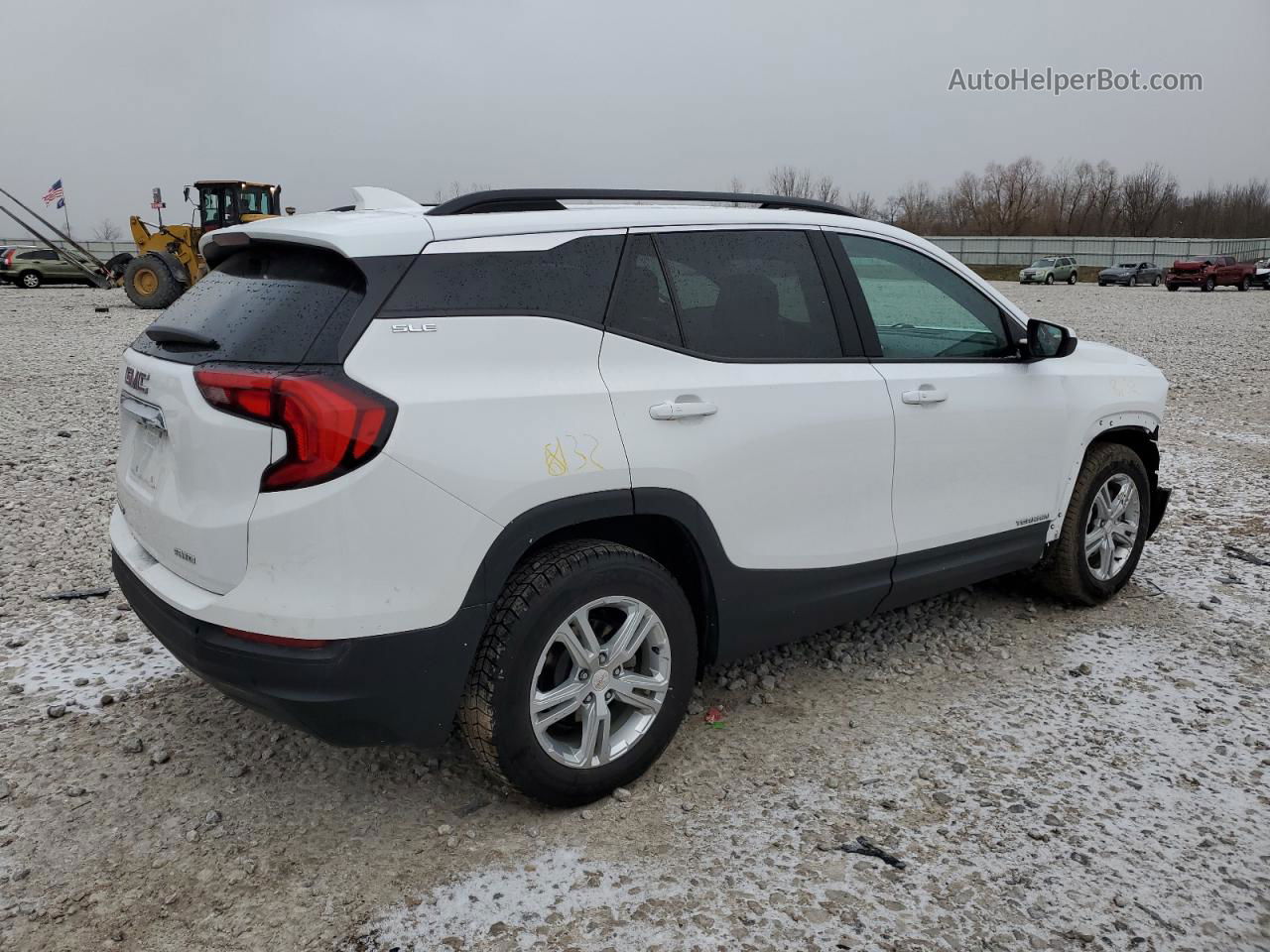 2019 Gmc Terrain Sle Белый vin: 3GKALTEV4KL288911