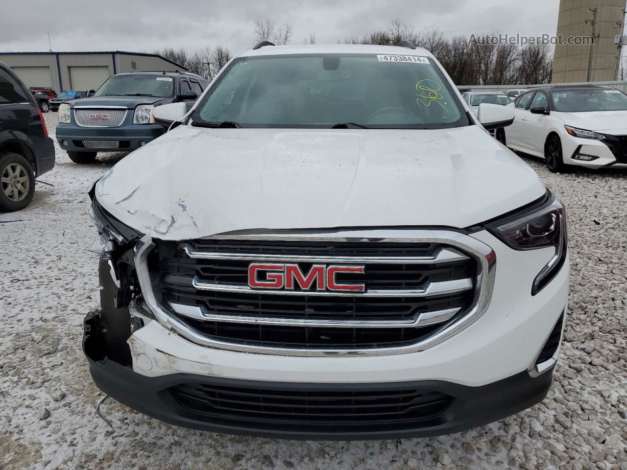 2019 Gmc Terrain Sle Белый vin: 3GKALTEV4KL288911